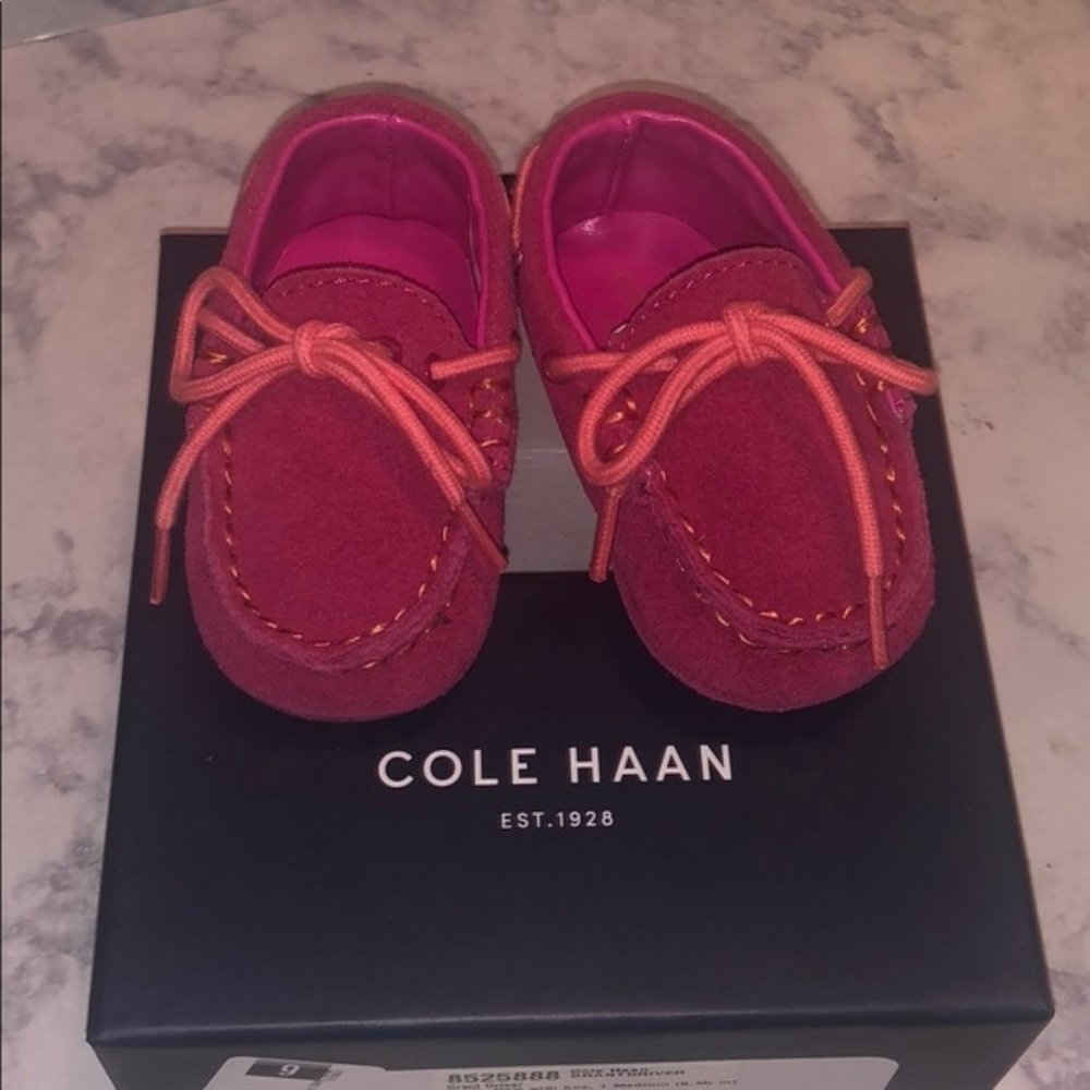 Cole Haan Grant Driver Pink Driving Moccasin